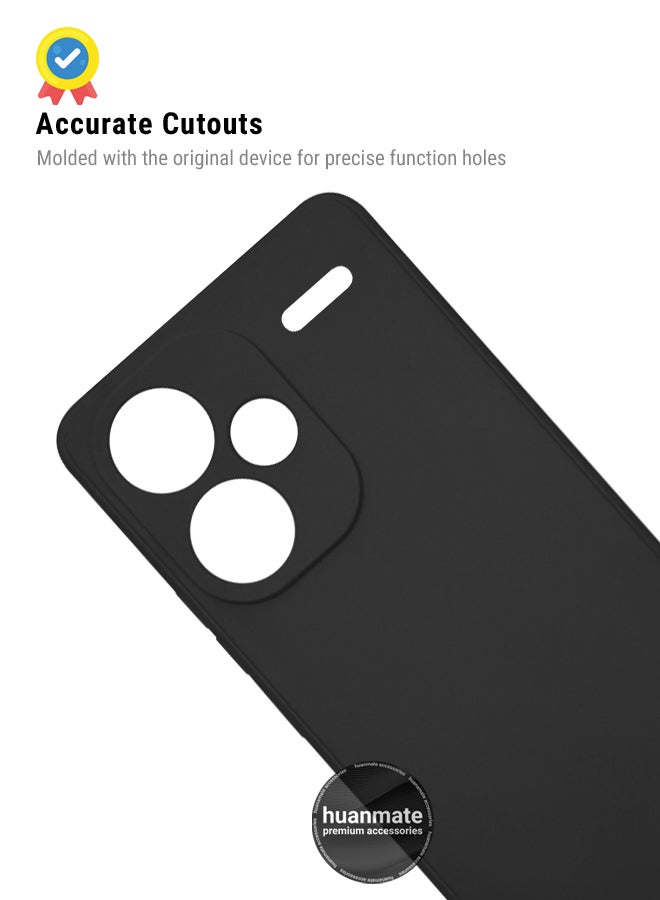 هووانميت حافظة لهاتف شاومي ريدمي نوت 13 برو بلس أخضر - سيليكون تي بي يو ممتاز 2.0 مم، حماية معززة للكاميرا مع درع العدسة، غطاء مقاوم للصدمات ومقاوم للماء لهاتف شاومي ريدمي نوت 13 برو بلس - Image 5