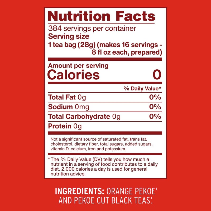 Luzianne Unsweetened Iced Tea Bags, Gallon Size, 24ct Box (Pack of 1) - Image 4