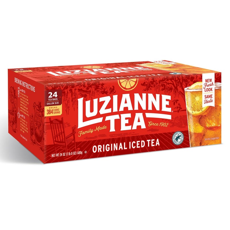 Luzianne Unsweetened Iced Tea Bags, Gallon Size, 24ct Box (Pack of 1) - Image 1