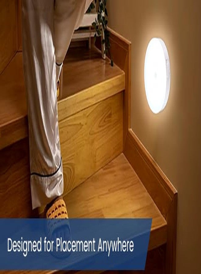 DHRUVPRO USB Rechargeable LED Lamp Light for perfect for cars, indoor stairs, wardrobes, kitchen (Warm White or White) with Dimming Switch & Magnetic Base - Image 5