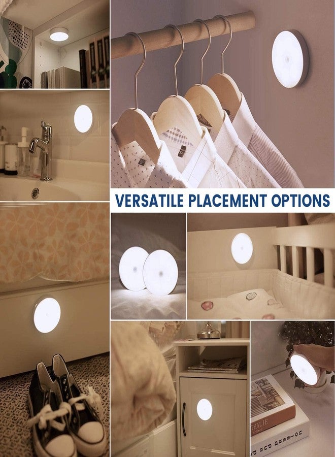 DHRUVPRO USB Rechargeable LED Lamp Light for perfect for cars, indoor stairs, wardrobes, kitchen (Warm White or White) with Dimming Switch & Magnetic Base - Image 4