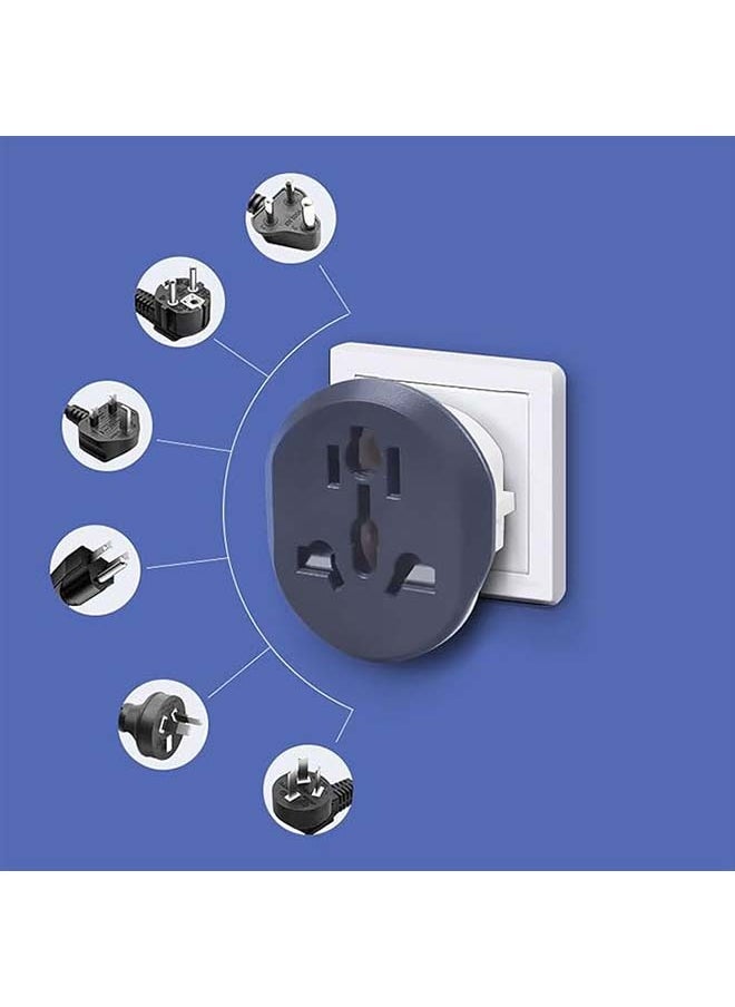 Generic - 5 Pieces Electrical Socket Adapter US Australia UK to EU Germany Electrical Socket Travel Conversion EU Plug  Universal to EU Plug Adapter - Image 1