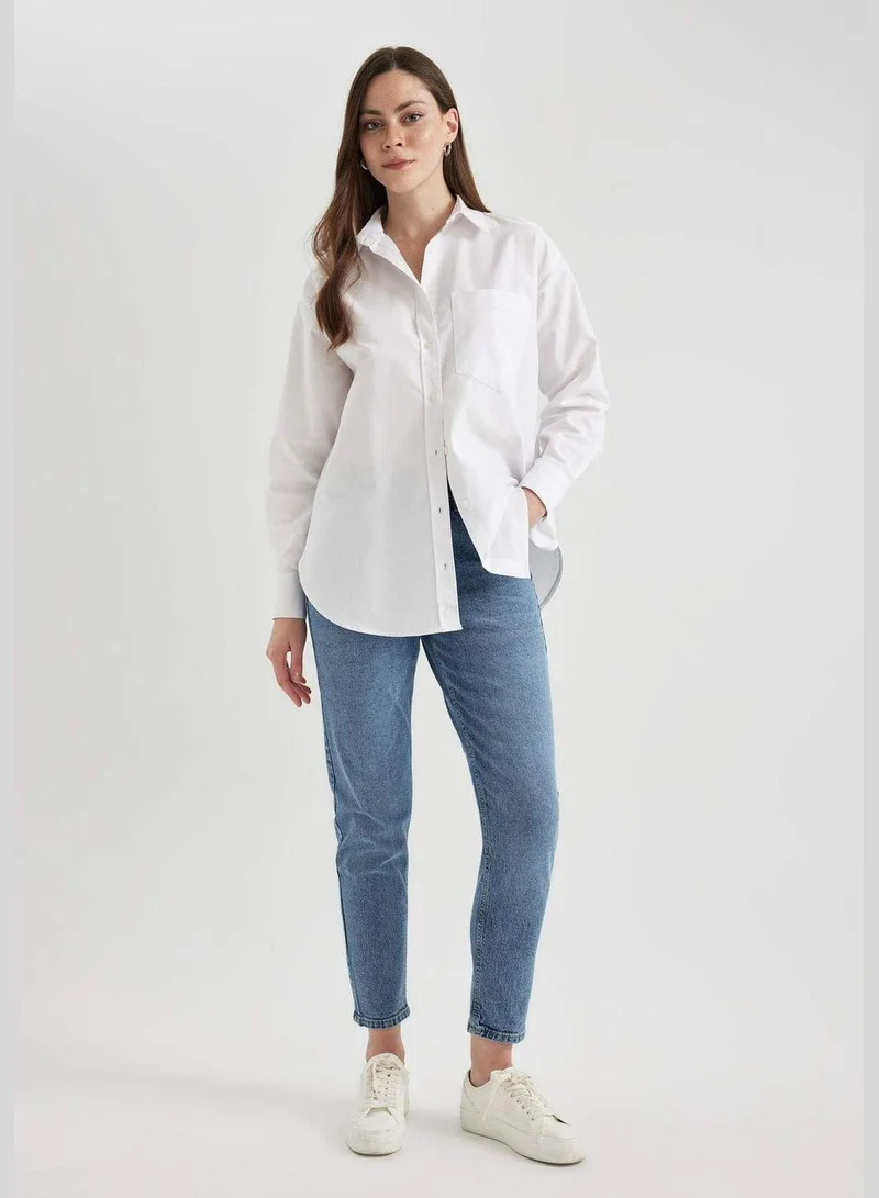 ديفاكتو Woman Denim Trousers Comfort Mom