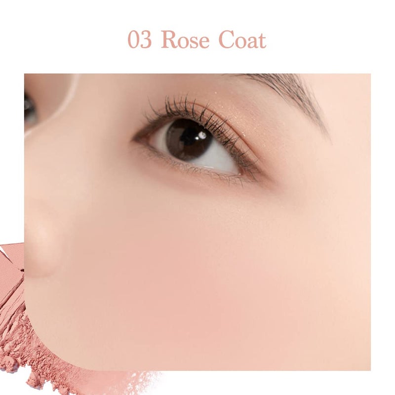 Dasique Blending Mood Cheek #04 Beige Knit l Vegan, Cruelty-Free l 4 Blendable Shades in Lightweight, Long-lasting, Smooth Powder - Image 5