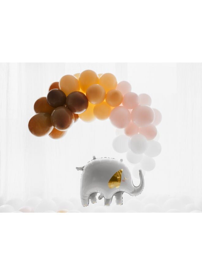 PartyDeco Foil Balloon Elephant, 83x58 cm, mix - Image 4
