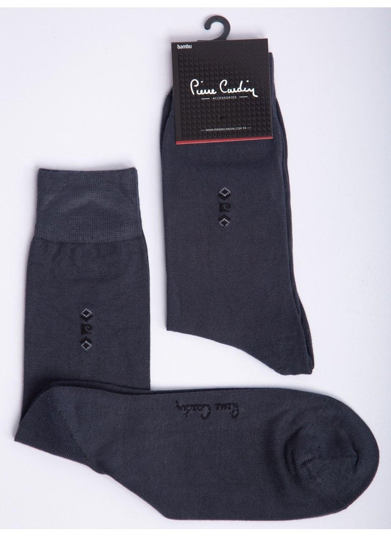 pierre cardin Bamboo 6-Pack Classic Men's Long Socks 496-PC Anthracite 