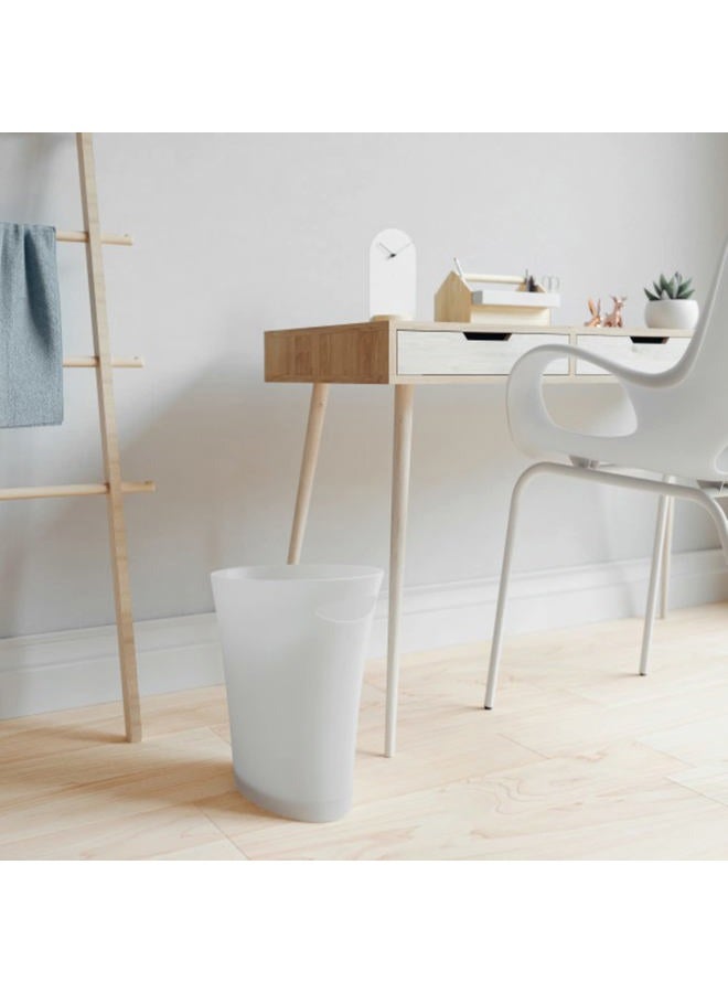 UMBRA Skinny Waste Bin – Sleek, Stylish and Small Bathroom Trash Bin Wastebasket for Narrow Spaces at Home or Office, 7.5L Capacity, Black - Image 5