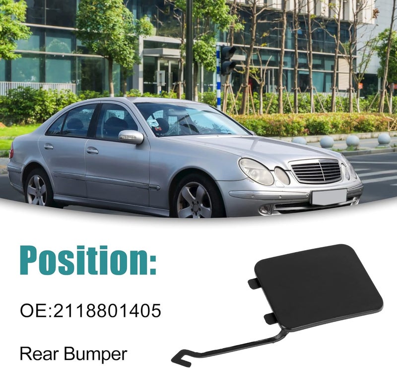 ACROPIX Tow Hook Cover for Mercedes-Benz E320 - Image 2
