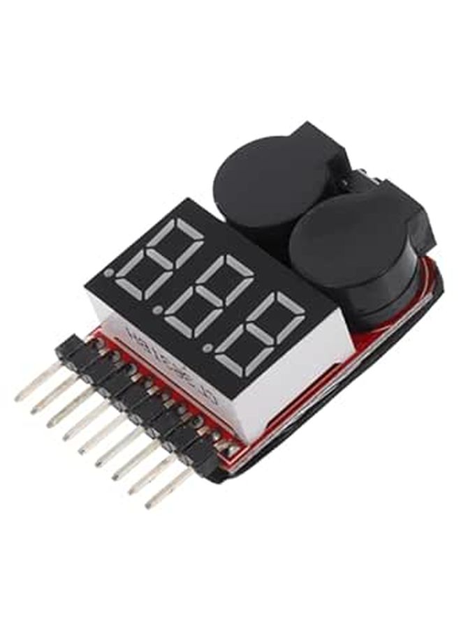 منبه الجهد المنخفض مع صفارة إنذار 8S لفحص بطارية ليثيوم بوليمر مع مؤشر LED لفحص بطاريات الليثيوم أيون في الأجهزة اللاسلكية - Image 1