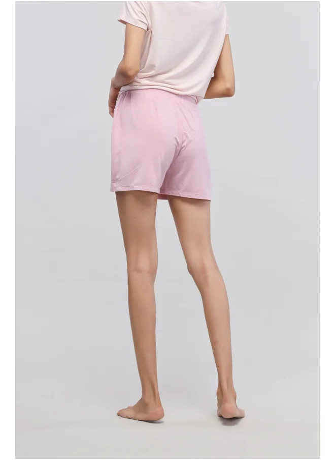 NeceSera Deep Pink Shorts with Side Slits