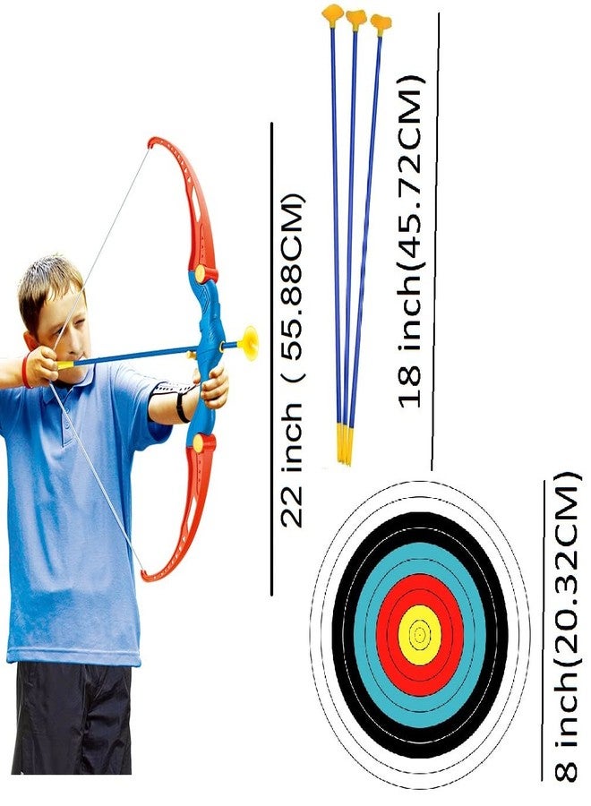 Amitasha Archery Bow and 10 Arrows Target Game for Kids (Multicolor) - Image 4