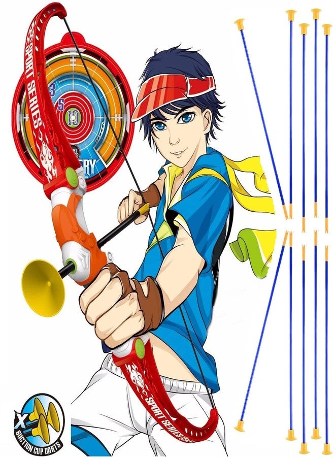 Amitasha Archery Bow and 10 Arrows Target Game for Kids (Multicolor) - Image 1