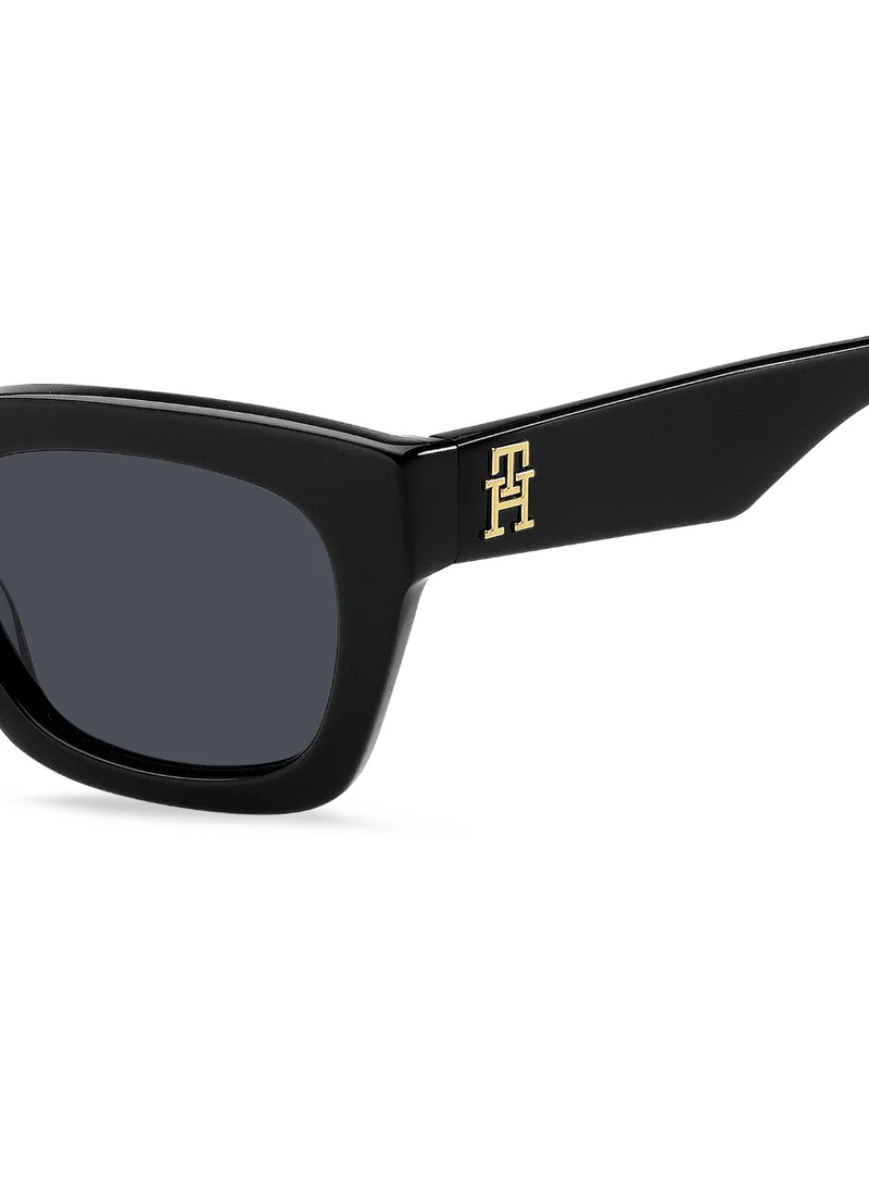 TOMMY HILFIGER Women's UV Protection Sunglasses Th 2052/S Black 38.8 - Lens Size: 51 Mm