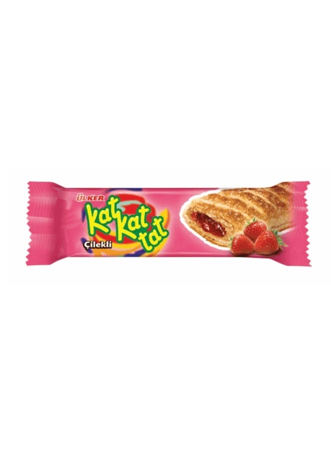 Ulker Ülker Kat Kat Strawberry Wafer – Crispy Wafer Fingers Filled with Strawberry Cream | Pack of 3 - Image 4