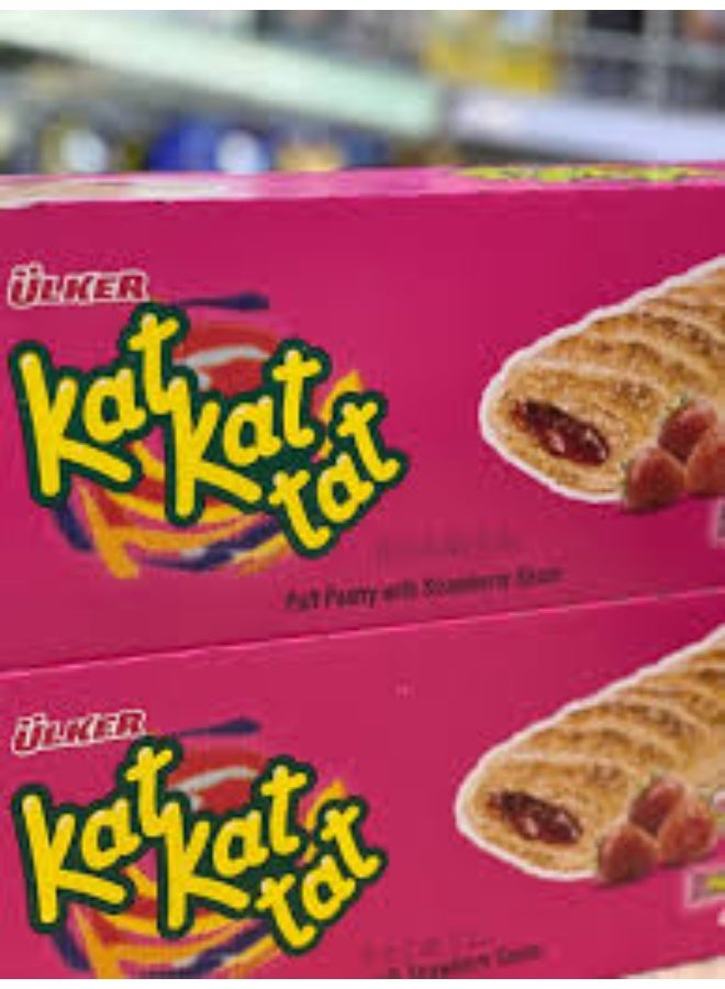 Ulker Ülker Kat Kat Strawberry Wafer – Crispy Wafer Fingers Filled with Strawberry Cream | Pack of 3 - Image 5