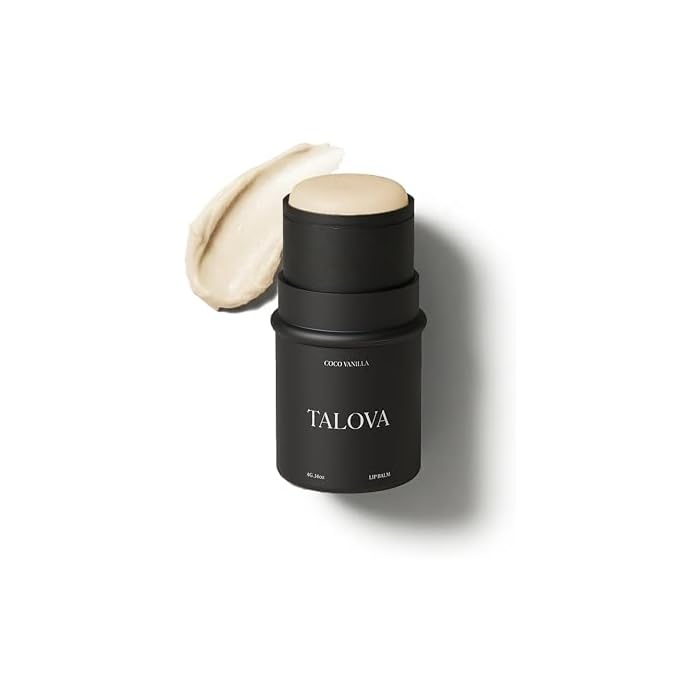 Grass-Fed Tallow Lip Balm, Lip Sleeping Mask, Overnight Moisturizer, Natural & Clean Moisturizing Lip Balm Vitamins A, D, E, & K, Nourishes and Smooths Dry & Chapped Lip (Coco Vanilla)