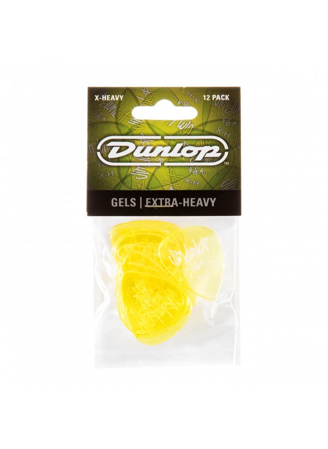 JIM DUNLOP JIM DUNLOP 486PXH Gels,Yellow, 12/Player's Pack  - Image 4