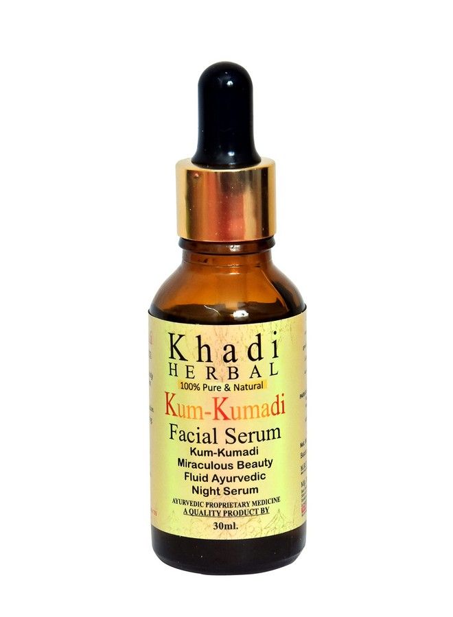 Khadi Herbal Kumkumadi Face Serum ; Pack Of 1 (30Ml) - Image 2