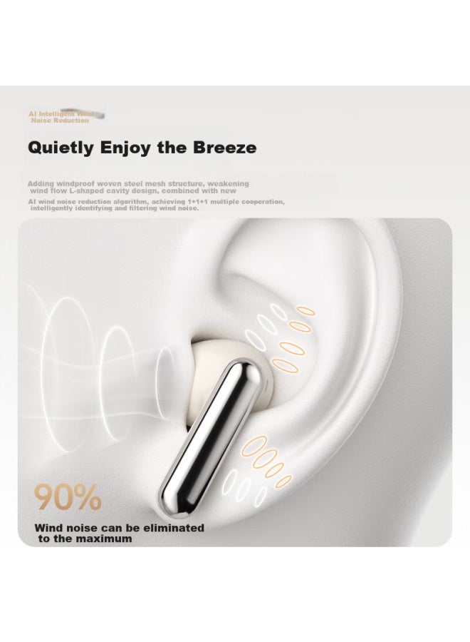 Viken [latest Model 2025 | Harman Kardon Grade] Semi In-ear Bluetooth Headphones, Active Noise Cancellation, Wireless Music Gaming, Ear-friendly, Long Battery Life, Top Ranking No.1, Compatible With Xiaomi - Image 2