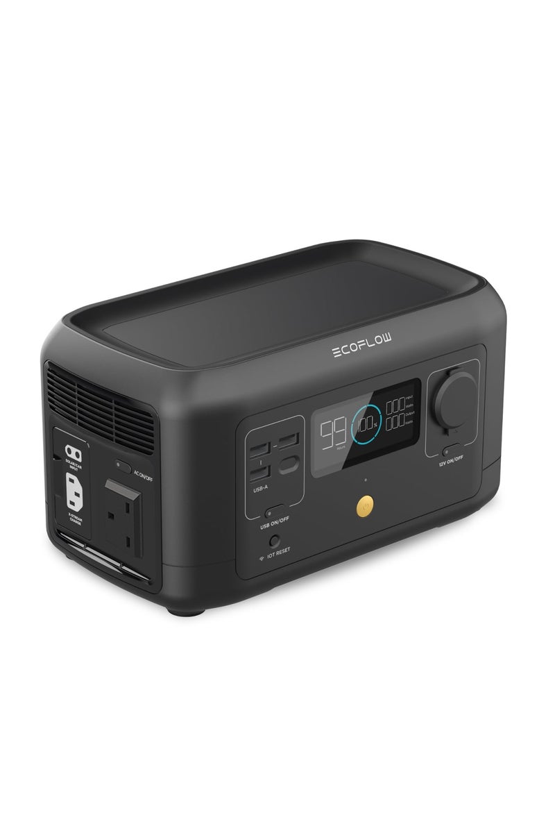ECOFLOW EF ECOFLOW Portable Power Station RIVER MINI, 210Wh Battery, Fast Charging, Solar Generator(Solar Panel Optional) for Home Backup Power, Camping & RVs - Image 1
