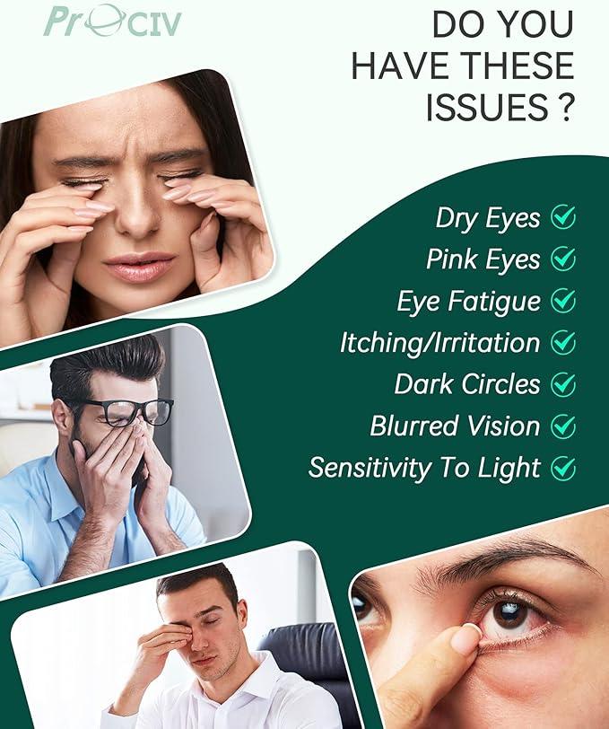 ProCIV 16 Packs Steam Eye Mask Heated Eye Mask Warming Eye Mask Self Heating Mask for Dry EyesFatigue DisposableMoist Hot Eye MaskTravel EssentialsSleep Gift Set for WomenMenMumDadLavender - Image 2