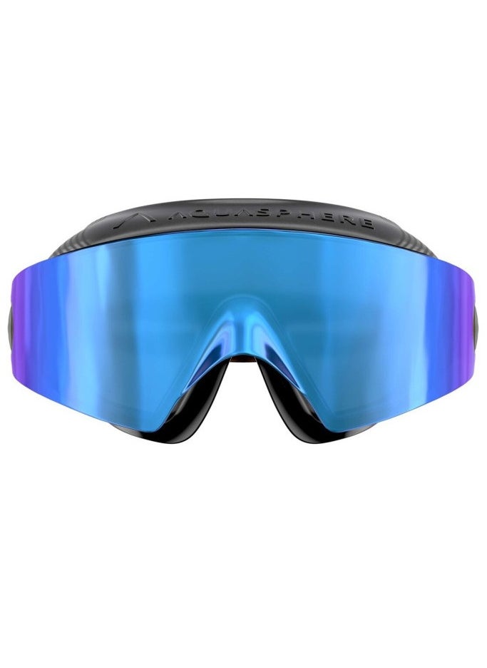 أكواسفير قناع السباحة Aquasphere Defy Ultra، عدسة سوداء زرقاء  - Image 1