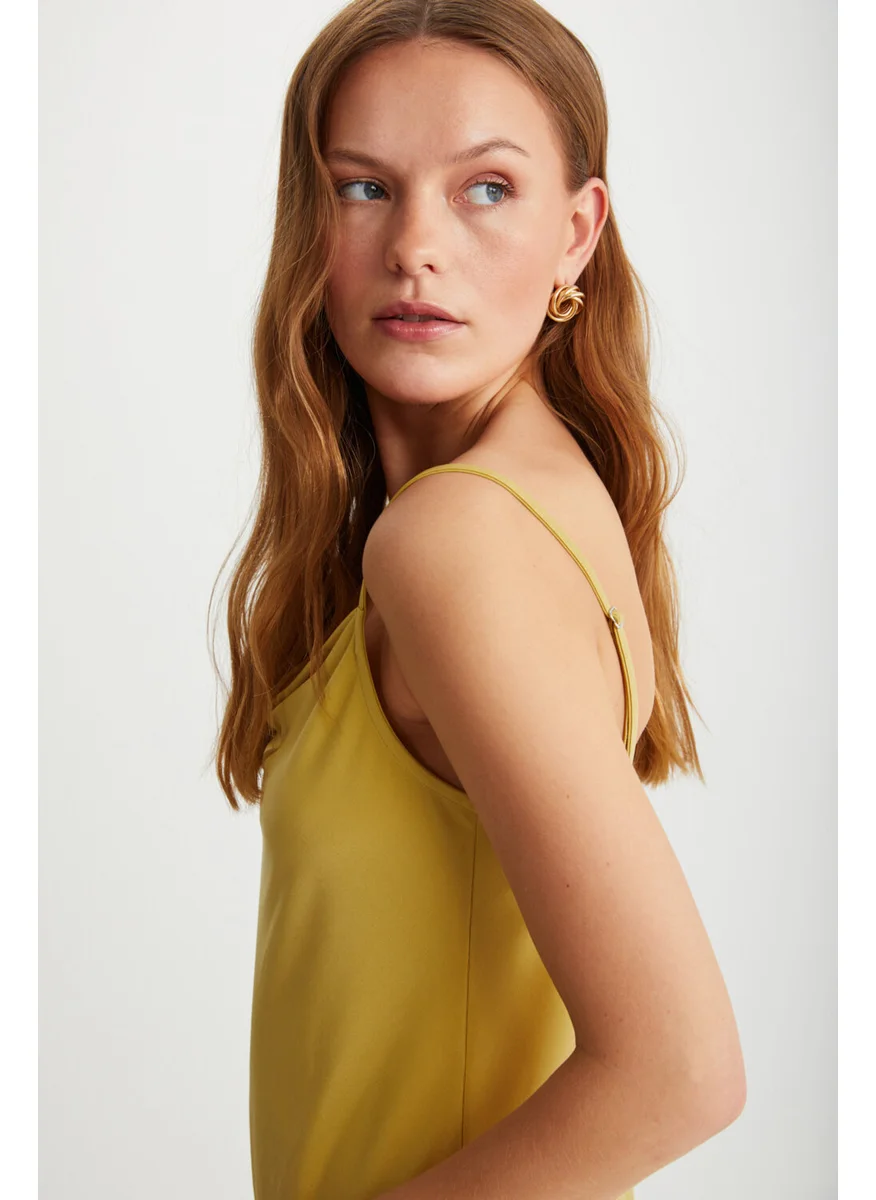GRIMELANGE Helinna Women's Saffron Yellow Blouse