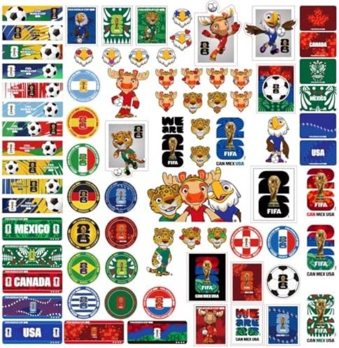 Mesuca FIFA World Cup 2026 Official Stickers - Waterproof Decals for All  Surfaces - Image 3