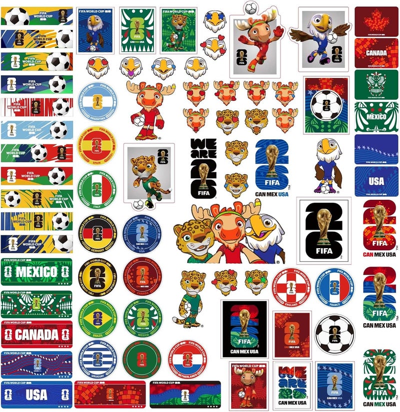 Mesuca FIFA World Cup 2026 Official Stickers - Waterproof Decals for All  Surfaces - Image 2