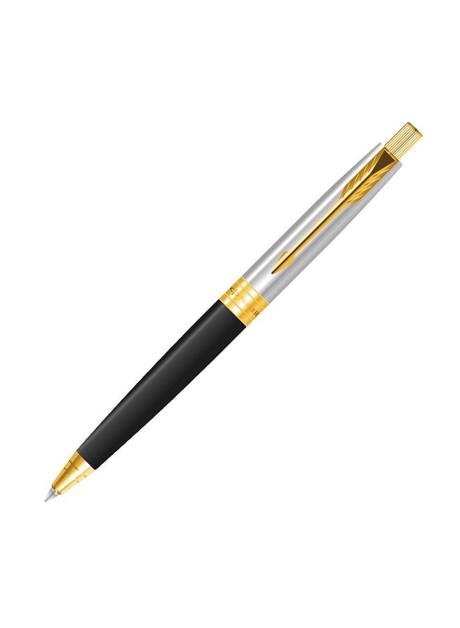 PARKER Aster Shiny Black |Gold Trim |Ball Pen - Image 2