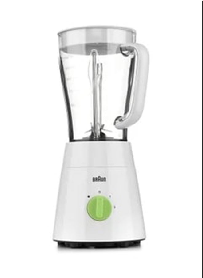 BRAUN Blender 3 in 1 With 2 Speeds, Pulse Function, Multi Mill, Grinder Mill 1.75 L 500 W JB0123WH White - Image 2