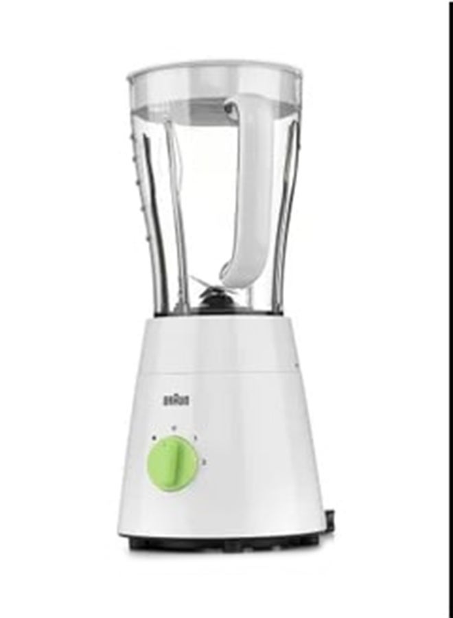 BRAUN Blender 3 in 1 With 2 Speeds, Pulse Function, Multi Mill, Grinder Mill 1.75 L 500 W JB0123WH White - Image 3