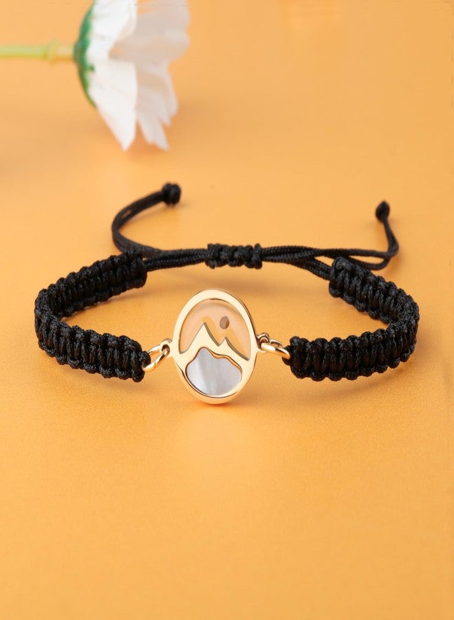 PARTNER Mustard Seed Jewelry Bracelets Mustard Seed Christian Gifts for Women Religious Faith Gifts for Christians (Mountain Pearlescent Gold) - Image 2