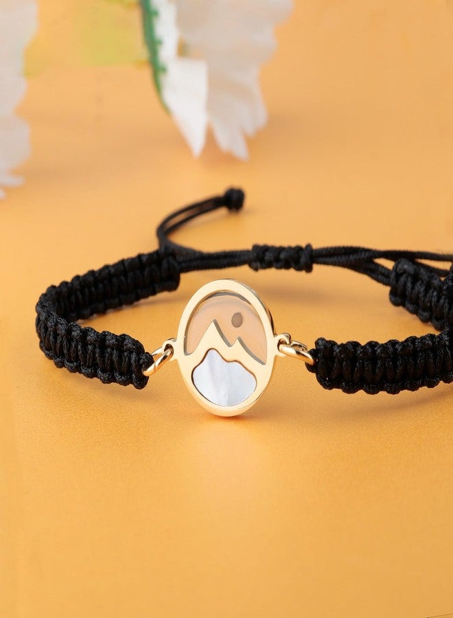 PARTNER Mustard Seed Jewelry Bracelets Mustard Seed Christian Gifts for Women Religious Faith Gifts for Christians (Mountain Pearlescent Gold) - Image 3