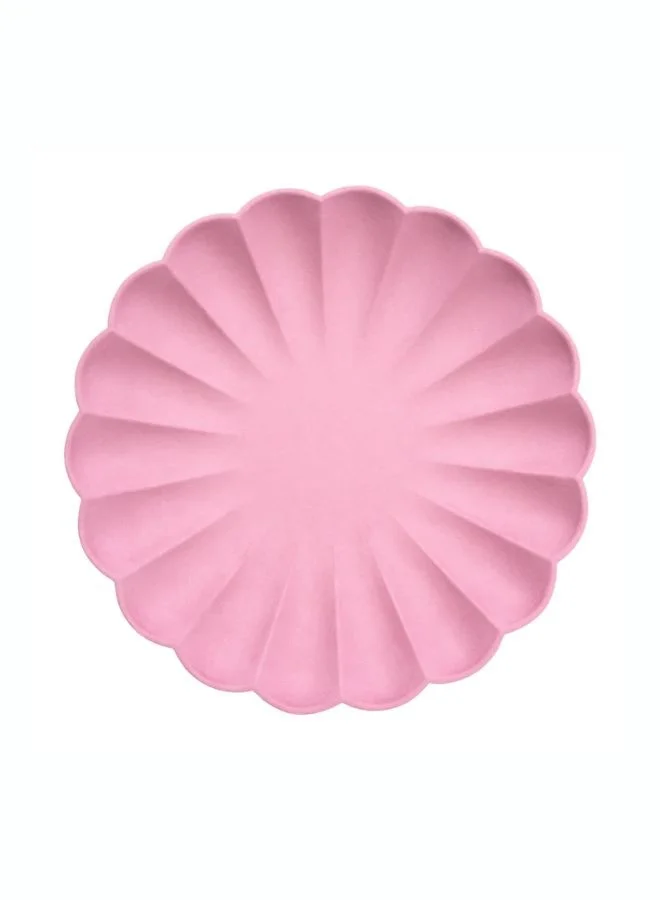 Meri Meri Deep Pink Simply Eco Large Plates