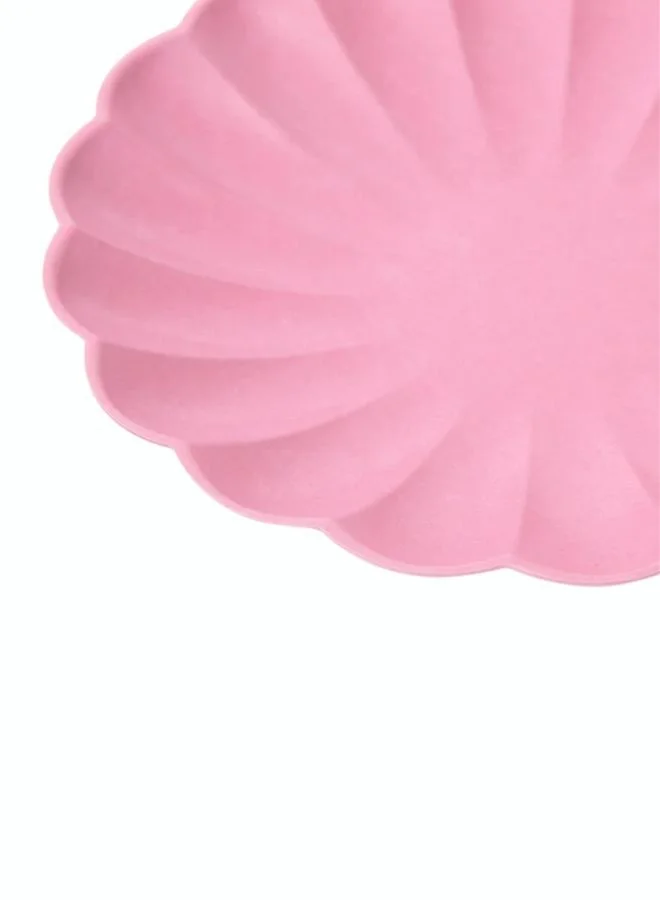 Meri Meri Deep Pink Simply Eco Large Plates