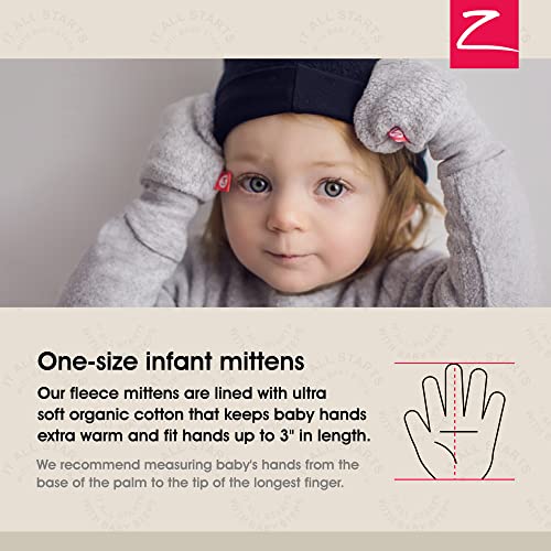 Zutano Unisex Baby Cozie Lined Mitten, Navy, One Size - Image 4