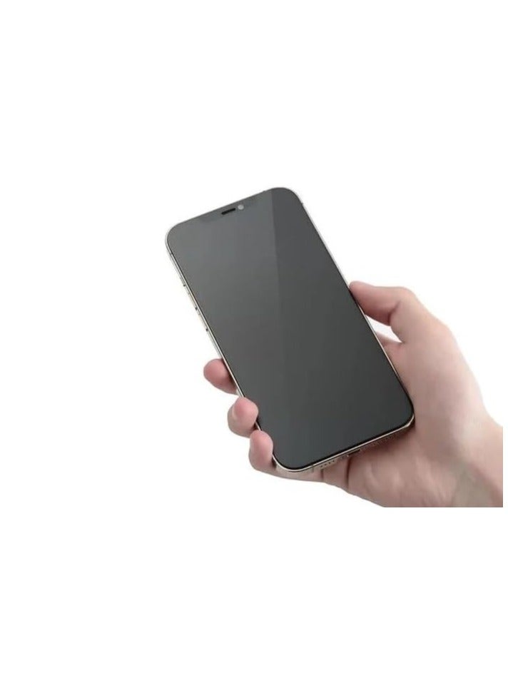 Muzz IPhone 15 Pro Max Edge to Edge Matte Privacy Tempered Glass 9H Anti-Shatter Anti-Scratch Anti-Glare Full Screen Coverage Face ID Compatible 2 Pack (iPhone 15 Pro Max) - Image 2