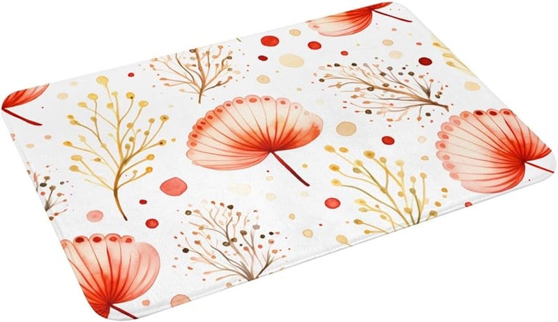 Seashell Water Plants Doormat 16x24 Indoor Outdoor Front Door Mat For Patio Garage Porch - Image 4