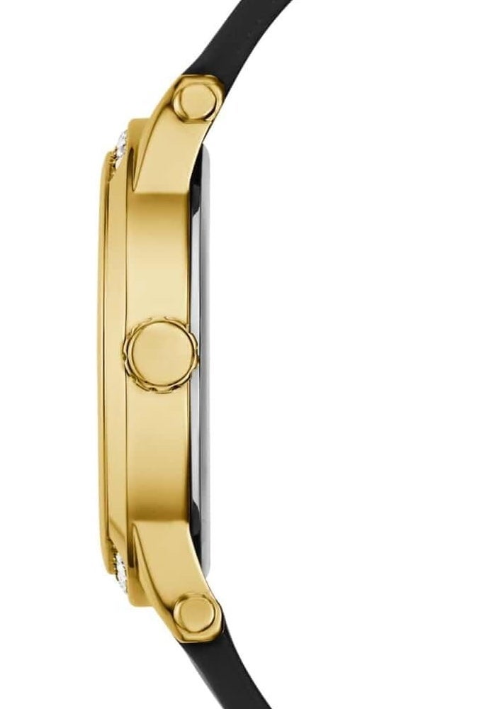GUESS Women's Analog Watch with Black Silicone Strap - Image 2