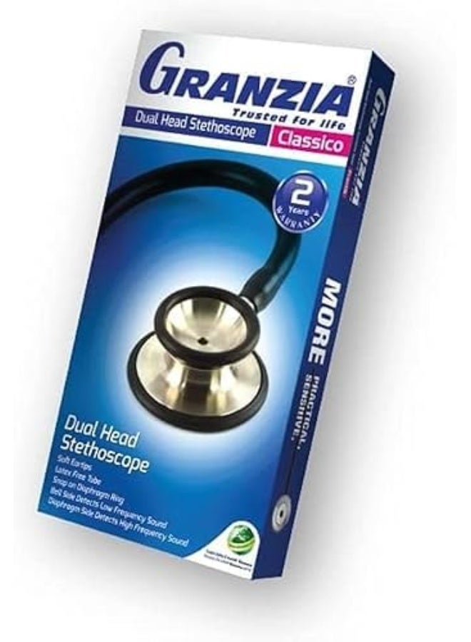  جرانزيا سماعة طبية - خفيفة الوزن وعملية برأس مزدوج - مثالية للاستخدام الطبي اليومي