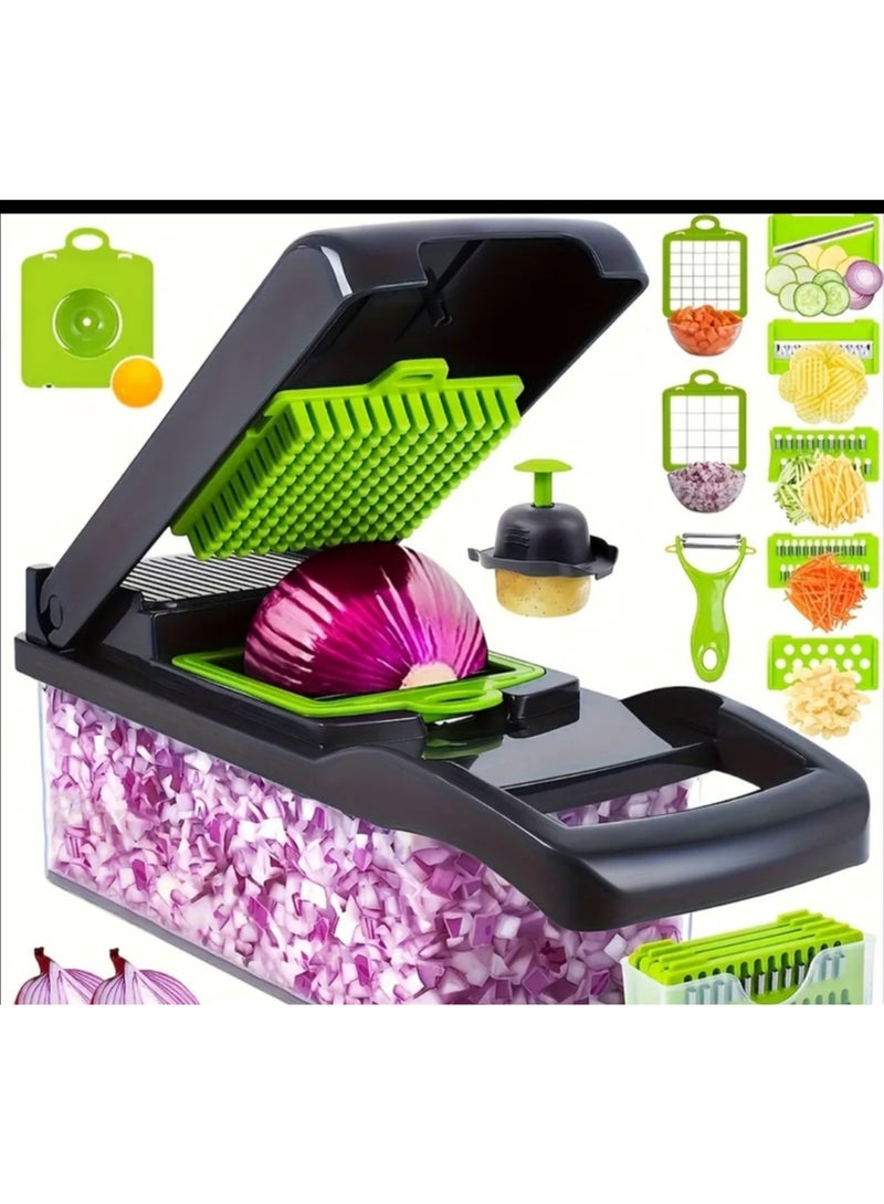 Multifunctional vegetable chopper for home kitchen, restaurant, grater, slicer for onions - Image 1
