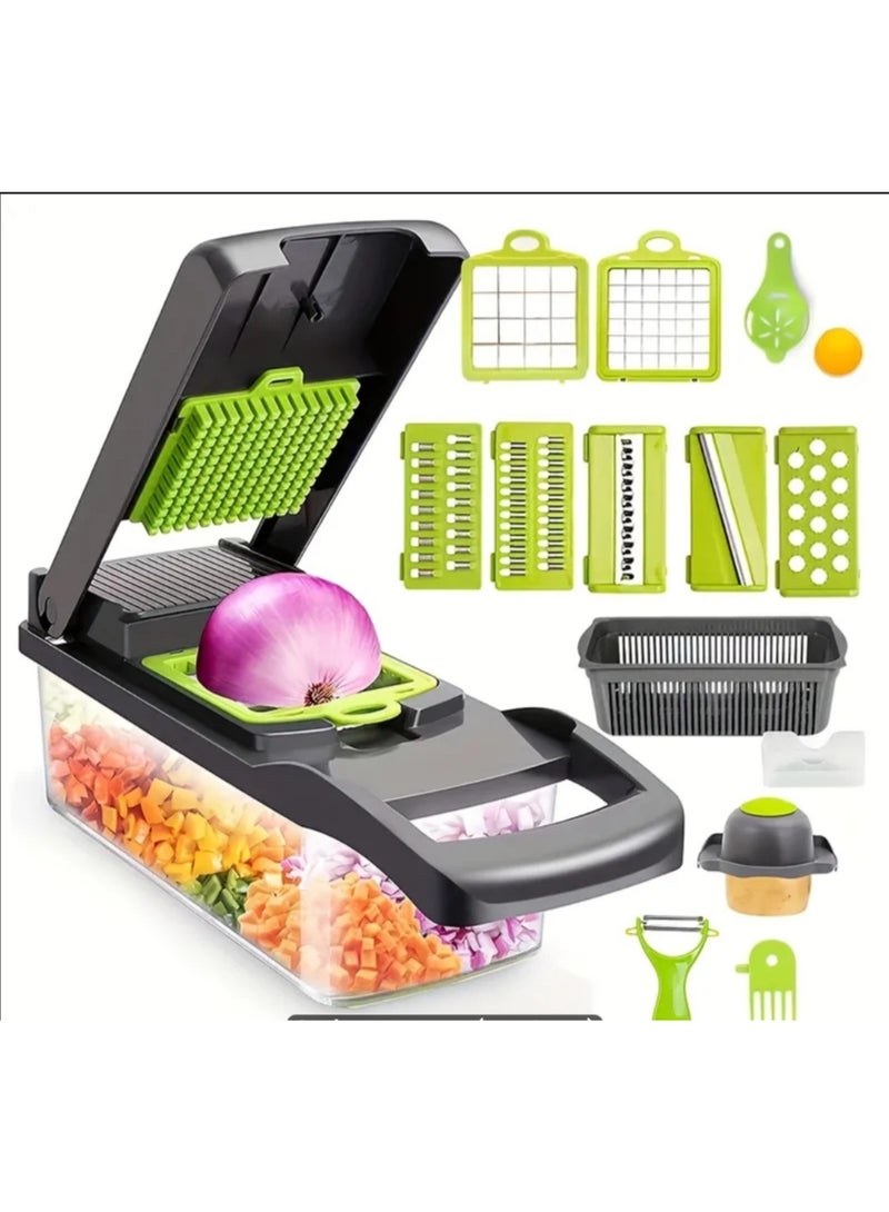 Multifunctional vegetable chopper for home kitchen, restaurant, grater, slicer for onions - Image 3