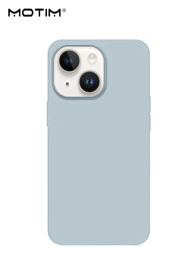 Motim Liquid Silicone Case for iPhone 14/14 Plus Full-Body Protection Soft Gel Rubber Cover Slim Shockproof Anti-Scratch Bumper Phone Case  - Image 1
