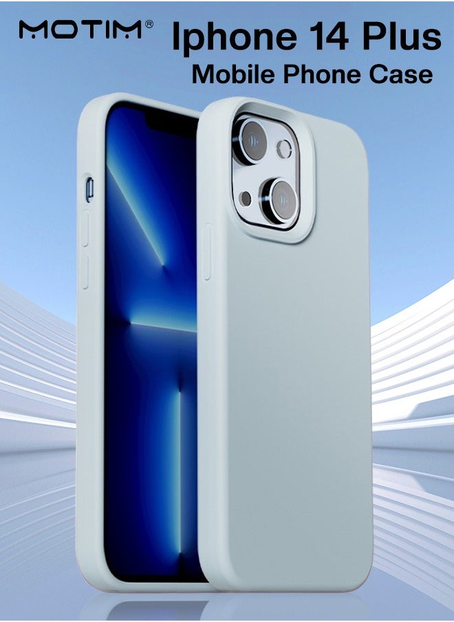 Motim Liquid Silicone Case for iPhone 14/14 Plus Full-Body Protection Soft Gel Rubber Cover Slim Shockproof Anti-Scratch Bumper Phone Case  - Image 2