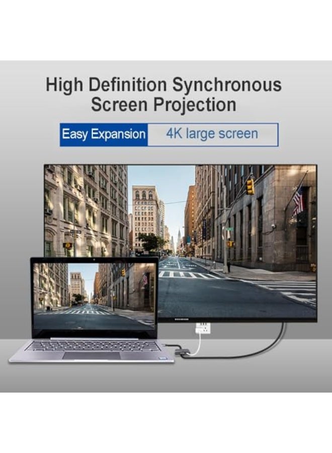 USB C to HDMI Adapter for iPhone, Type C to 4K HDMI Adapter with 100W PD  USB 3.0 Port Multiport Digital AV Converter for MacBook Pro/air, iPad Pro/air, iPhone 15, Tablets, Switch and USB-C Device - Image 4