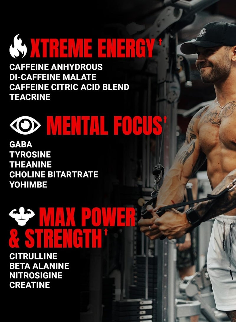 ProSupps Mr. Hyde Xtreme Pre-Workout - Watermelon Rush - (210g) - Image 4