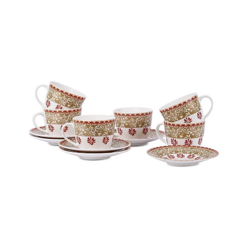 Dandy lines England by DATA Dandy Lines Royal Cups and Saucers Udaipur 53019 Pack of 12 - Image 2