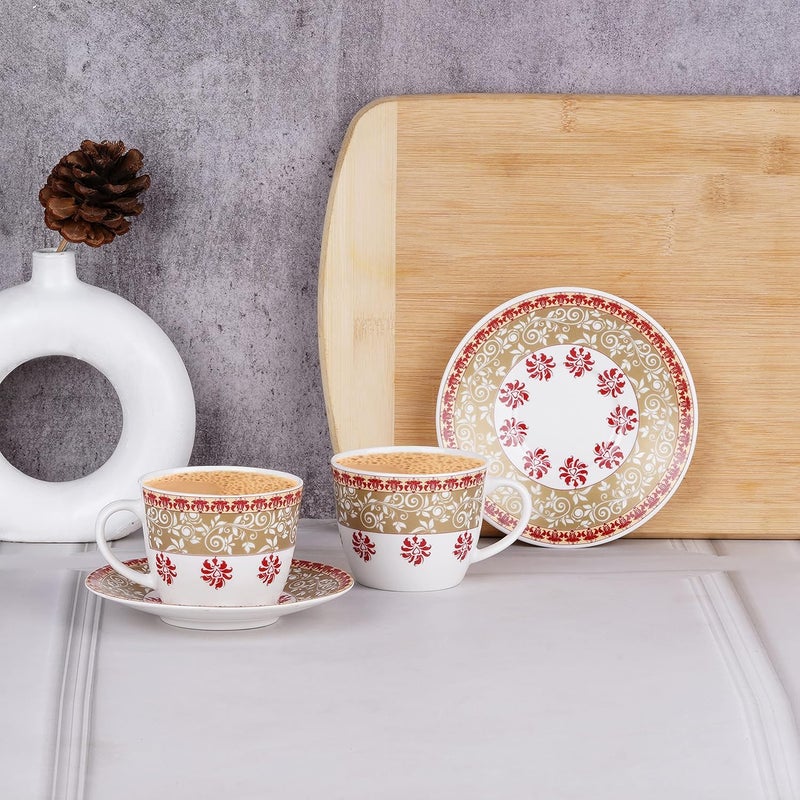 Dandy lines England by DATA Dandy Lines Royal Cups and Saucers Udaipur 53019 Pack of 12 - Image 1