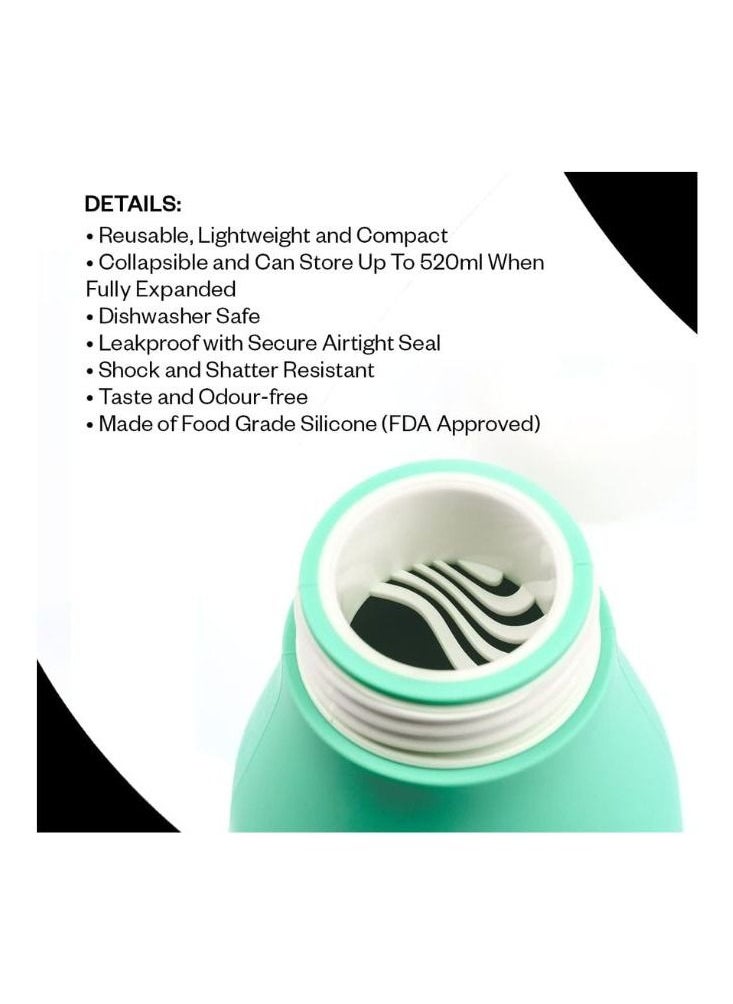 Jumble & co - Jumble & Co Whippy Collapsible Silicone 520ml Bottle - Image 1